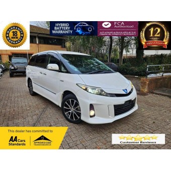 2014 WHITE Toyota Estima WARRANTED MILES,18M WARRANTY,H/LEATHER 2.4 5dr